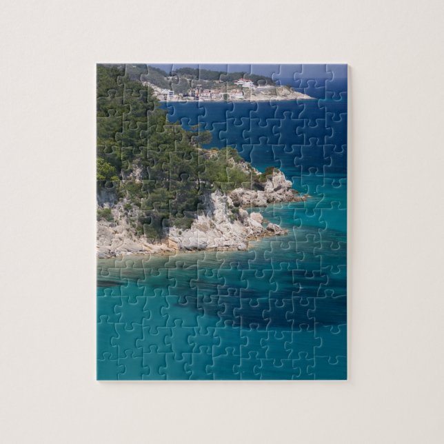 Puzzle GRÈCE, Îles de la mer Égée du Nord-Est, SAMOS, (Vertical)