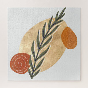 Puzzle Green Stalk Boho