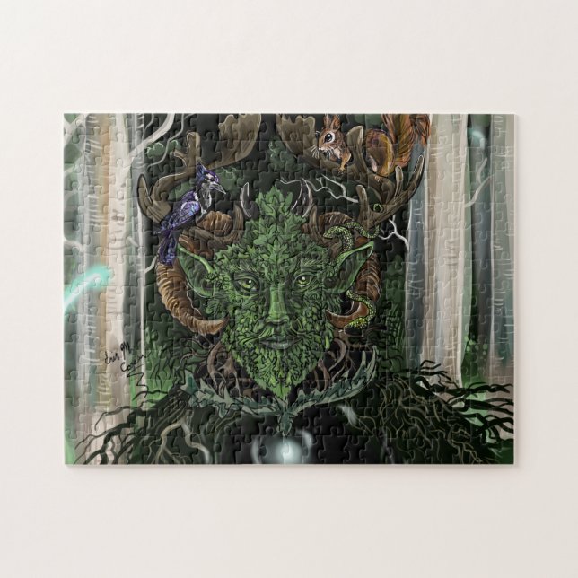 Puzzle GreenMan (Horizontal)
