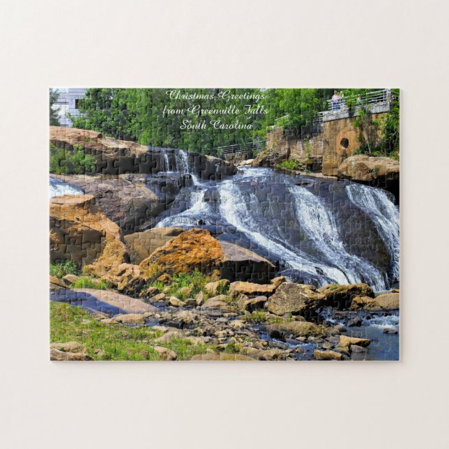 Puzzle Greenville Falls Caroline du Sud. (Horizontal)
