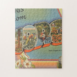 Puzzle Greetings From Georgia