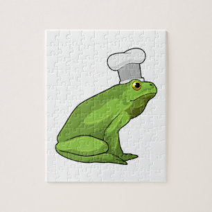 Puzzle Grenouille cuisinier avec chapeau de chef