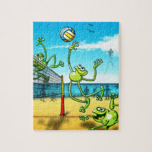 Puzzle Grenouille de volleyball