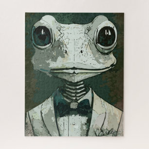 Puzzle Grenouille intellectuelle