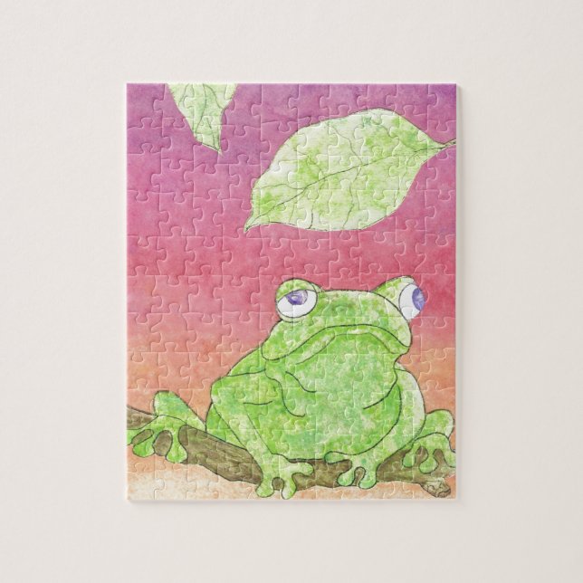 Puzzle grenouille mignonne (Vertical)