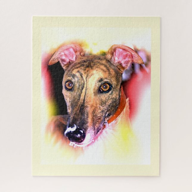 Puzzle Greyhound (Vertical)