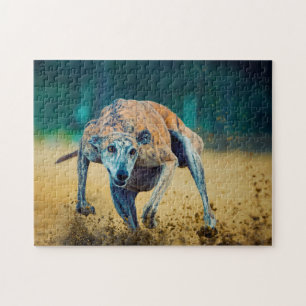 Puzzle Greyhound Dog.