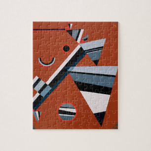 Puzzle Gris de Kandinsky Peinture Abstraite Art moderne