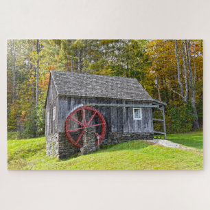 Puzzle Gristmill vintage Vermont