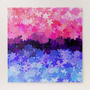 Puzzle Groovy Boho Drôle Rétro Floral Fierté Omnisexuelle