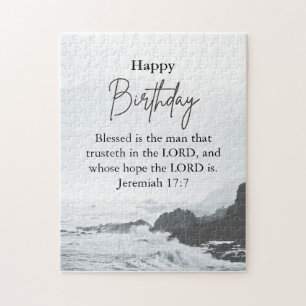 Puzzle Gros Anniversaire Papa Serene Ocean Texte
