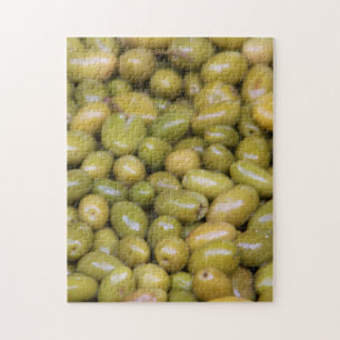 Puzzle Gros plan sur des olives vertes