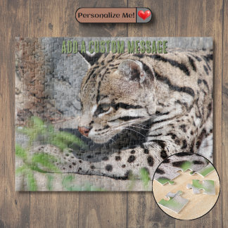 Puzzle Gros plan sur l'ocelot