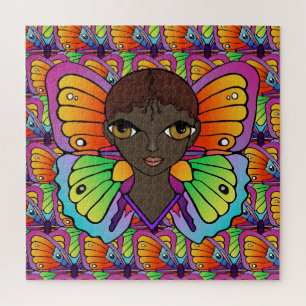 Puzzle Gros yeux et papillons