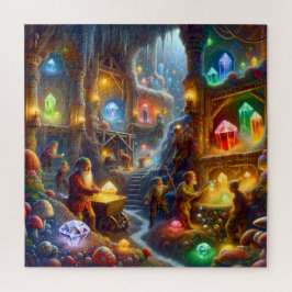 Puzzle Grotte de cristal lumineuse des nains