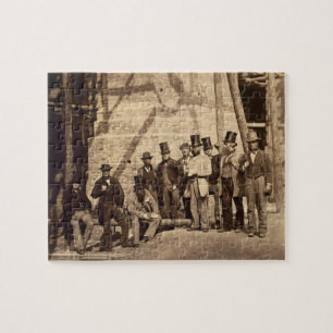 Puzzle Groupe d'agents de maîtrise, 1862 (photo)