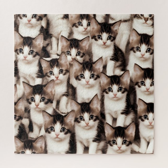 Puzzle Groupe de chatons mignons (Vertical)