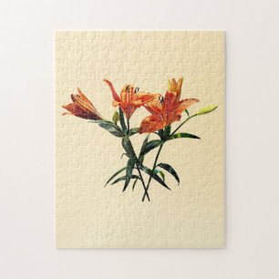 Puzzle Groupe de Lilies orange