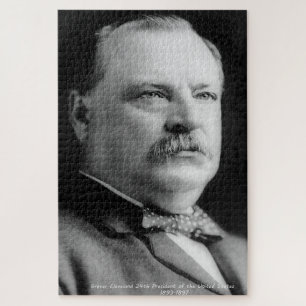 Puzzle Grover Cleveland 22e président de l'Amérique.