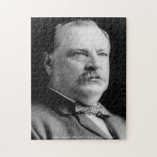 Puzzle Grover Cleveland 22e président de l'Amérique. (Vertical)