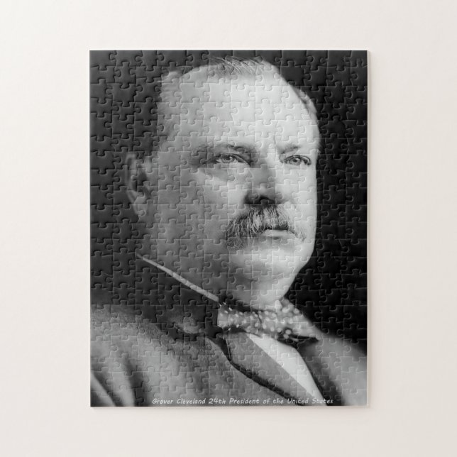 Puzzle Grover Cleveland 24ème Président de l'Amérique. (Vertical)