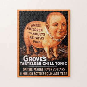 Puzzle Groves Tonic fait des enfants et des adultes gras