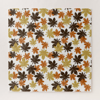 Puzzle Grunge Leaf : Motif Arrière - plan sans couture.