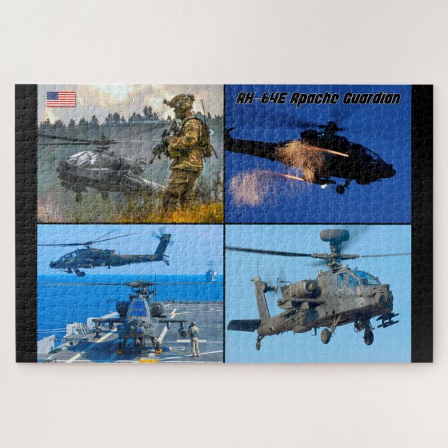 Puzzle GUARDIAN APACHE AH-64E (20 x 30 POUCES) (Horizontal)
