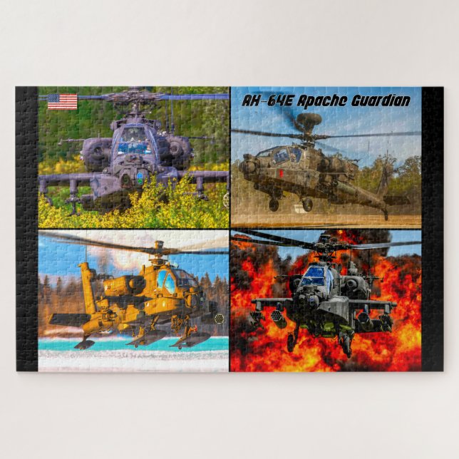 Puzzle GUARDIAN APACHE AH-64E (20 x 30 POUCES) (Horizontal)