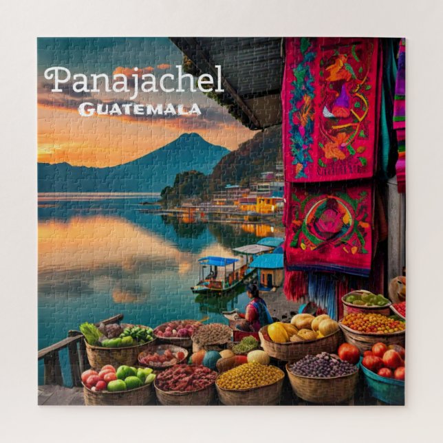 Puzzle Guatemala Panajachel | Voyager Vintage (Vertical)
