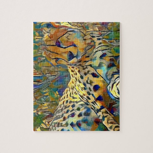 Puzzle Guépard en Afrique (Vertical)