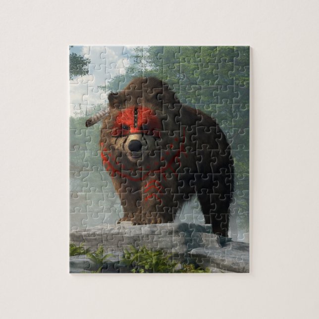 Puzzle Guerrier de l'ours (Vertical)
