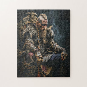 Puzzle Guerrier Viking en tenue authentique