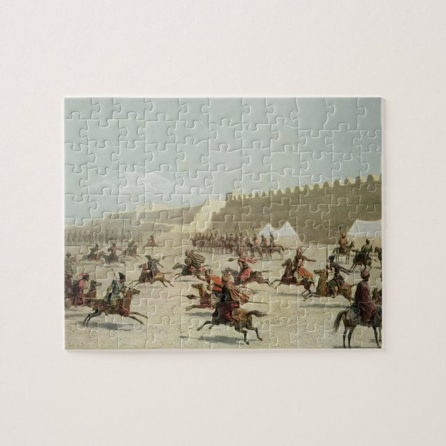 Puzzle Guerriers kurdes et tatars chez Sadar Abbat, (Horizontal)