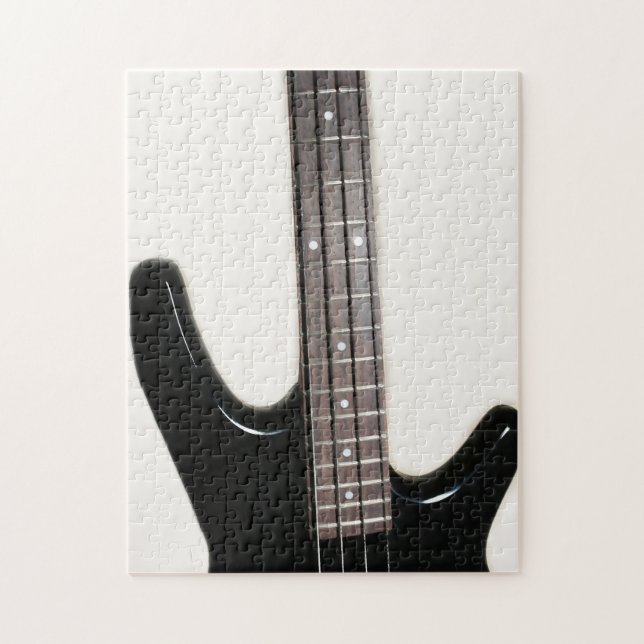 Puzzle Guitare basse noire (Vertical)