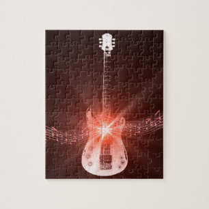 Puzzle Guitare brûlante