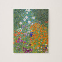 Gustav Klimt Cottage Jardin Peinture