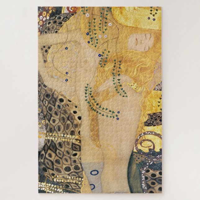 Puzzle Gustav Klimt - Serpents d'eau I (Vertical)