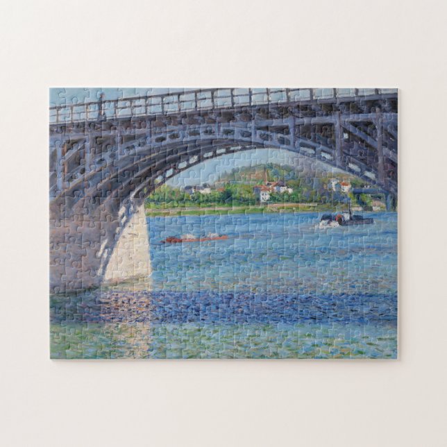 Puzzle Gustave Caillebotte - Pont à Argenteuil & Seine (Horizontal)