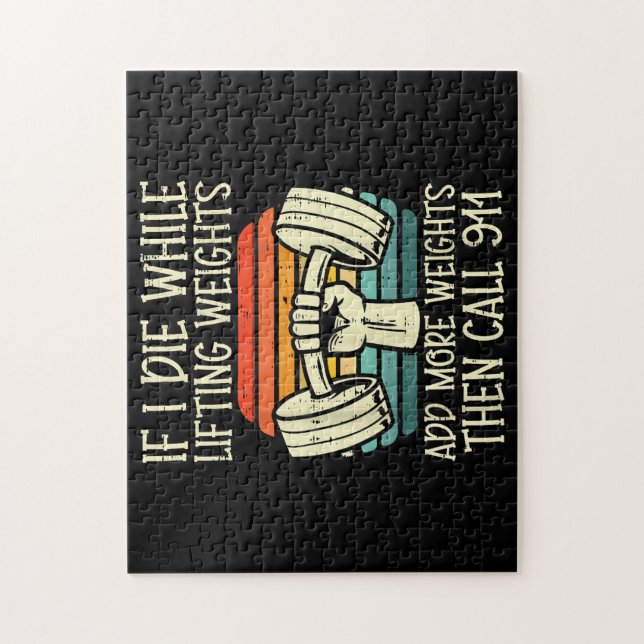 Puzzle Gymnase Si Je Mouds Lifting Peser Drôle Exercice F (Vertical)
