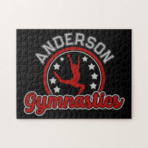 Puzzle Gymnastique ADD NOM Gymnaste Saut au sol Athlète