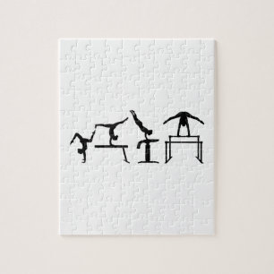 Puzzle Gymnastique de Quadrathlon de quatre combats