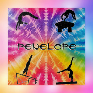 Puzzle Gymnastique des filles Cravate arc-en-ciel