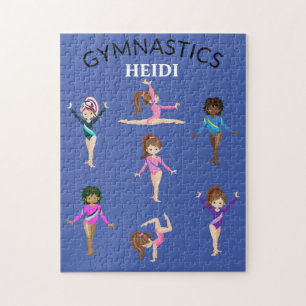 Puzzle Gymnastique personnalisée fille de gymnaste 