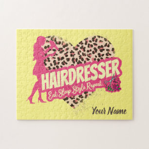 Puzzle Hairtraver leopard Hair Hustler Hairstylist