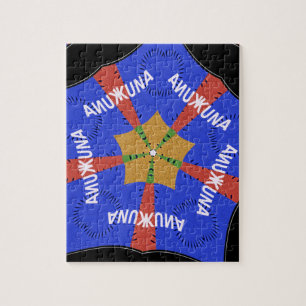 Puzzle Hakuna Matata Iridiscent bleu