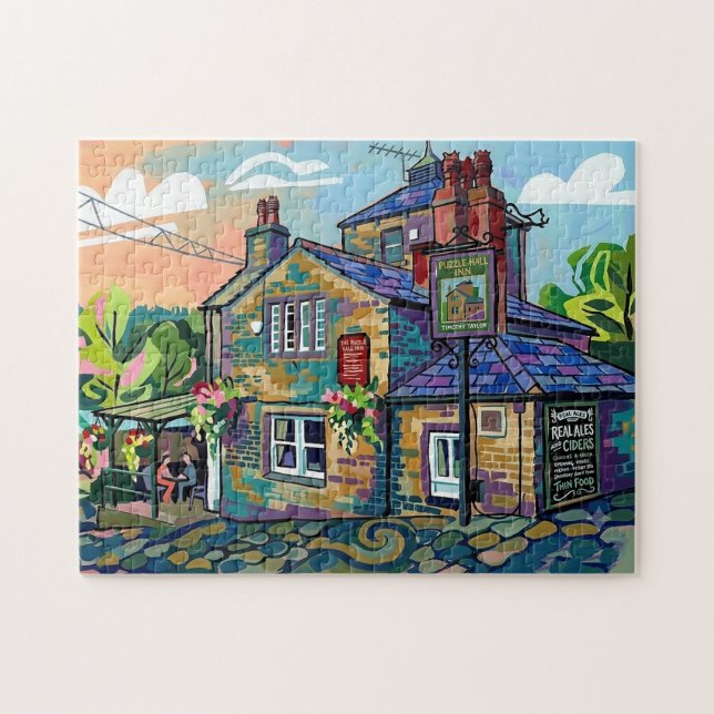 Puzzle Hall Inn, Sowerby Bridge Kunstprint (Horizontal)