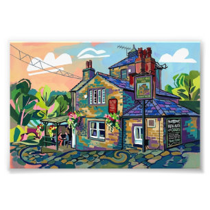 Puzzle Hall Inn, Sowerby Bridge Kunstprint Fotodruck