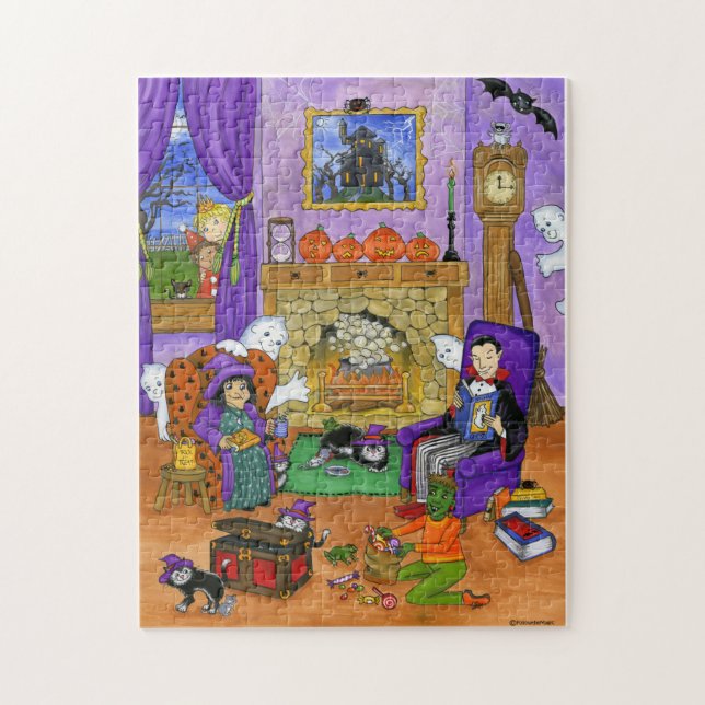 Puzzle Halloween Eve Halloween (Vertical)