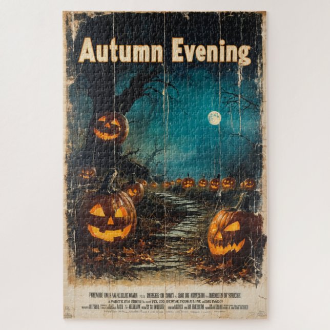 Puzzle Halloween Graphic - saison 1960 inspirée (Vertical)